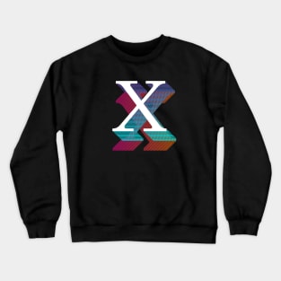 Letter X Crewneck Sweatshirt